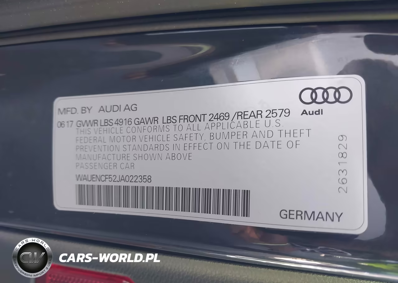 2018 Audi A5 2.0T Premium VIN:WAUENCF52JA022358 - 9