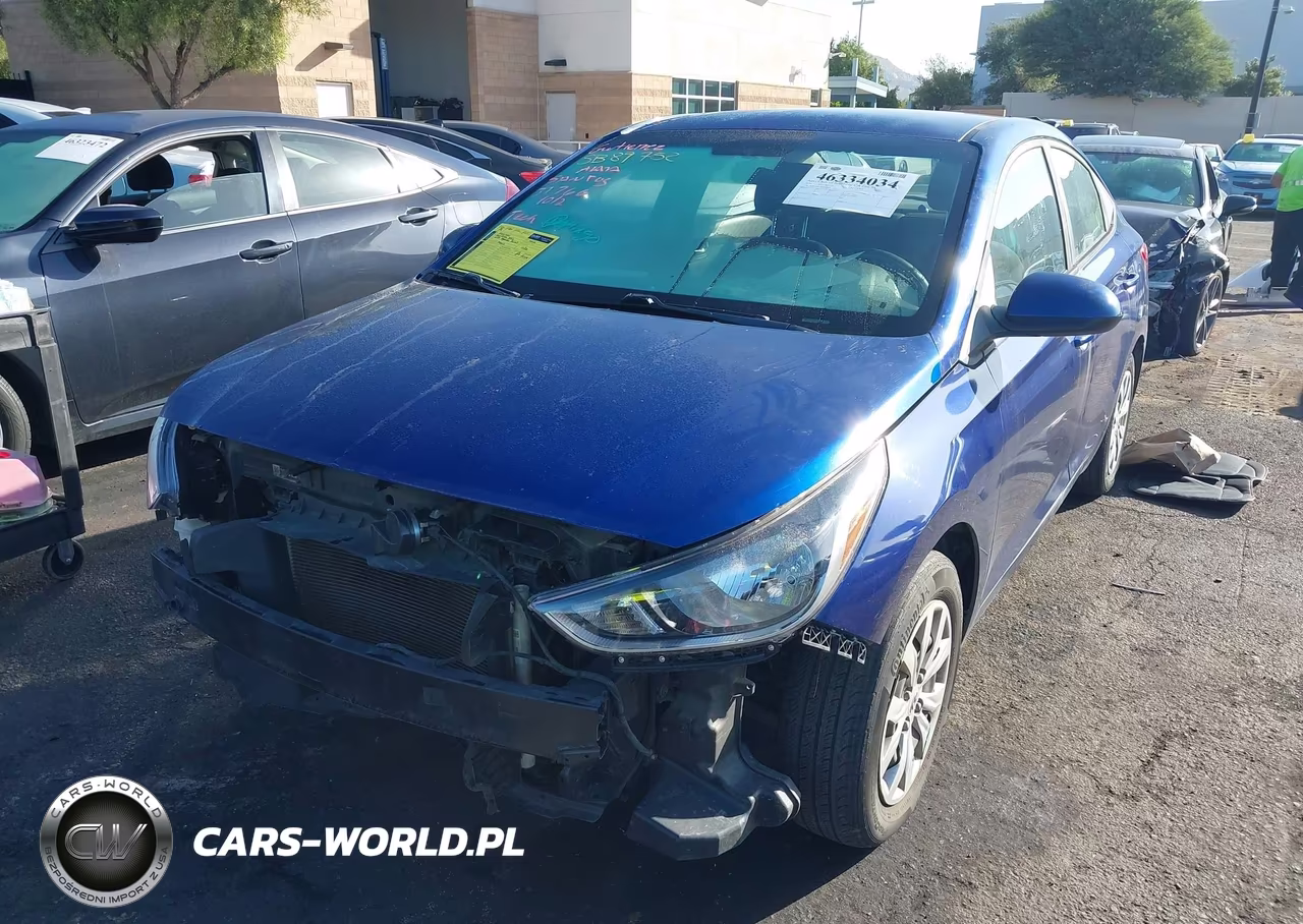 2019 Hyundai Accent Se VIN:3KPC24A31KE076022 - 2