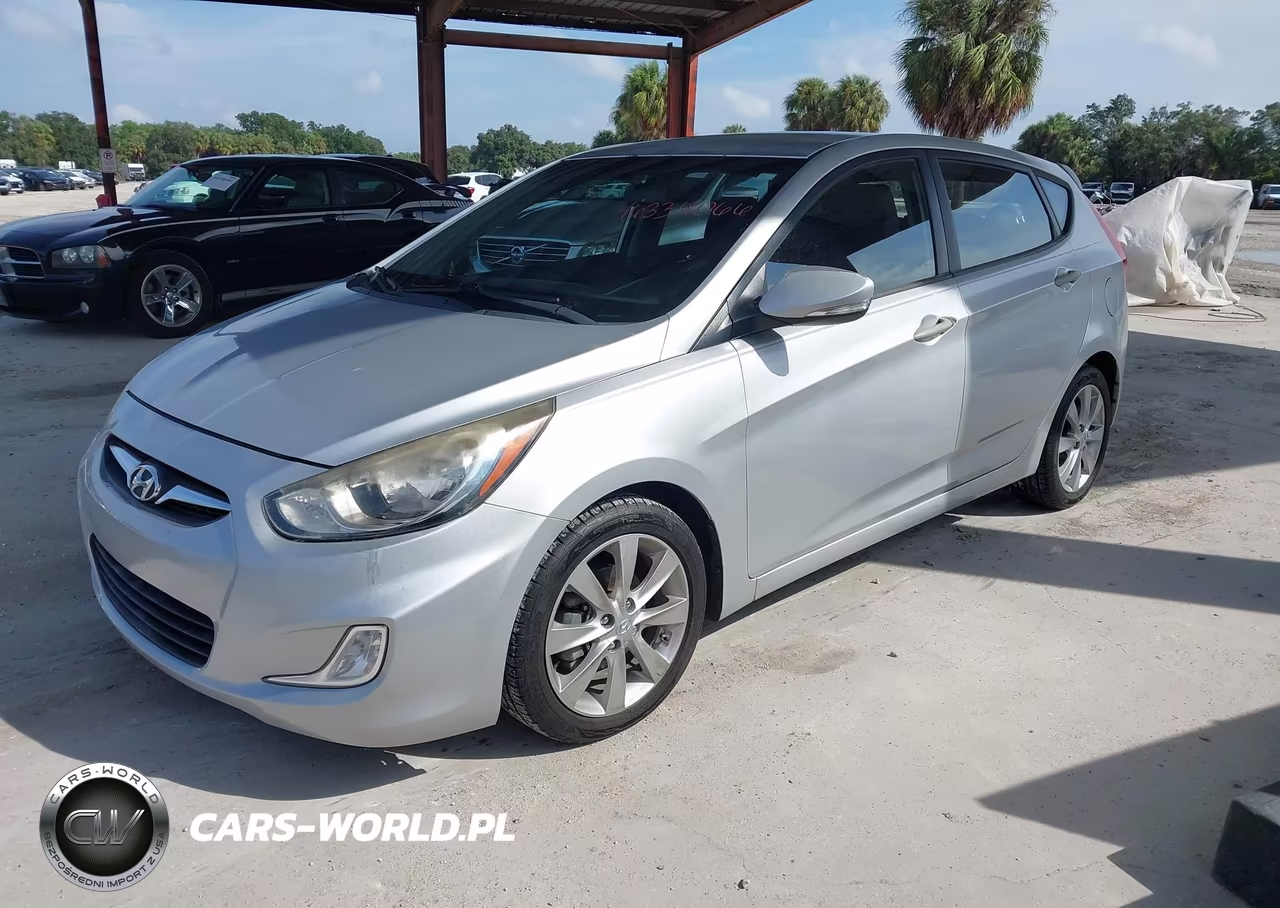 2013 Hyundai Accent Se VIN:KMHCU5AEXDU077235 - 2