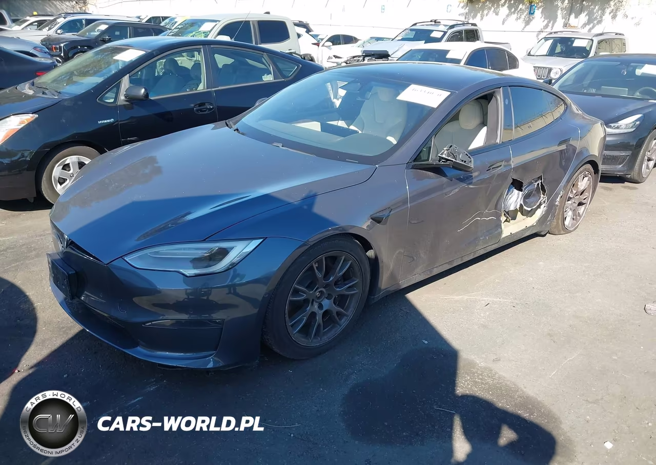 2021 Tesla Model S Long Range VIN:5YJSA1E54MF444165 - 2