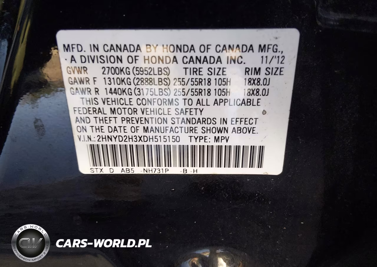 2013 Acura Mdx Technology Package VIN:2HNYD2H3XDH515150 - 9