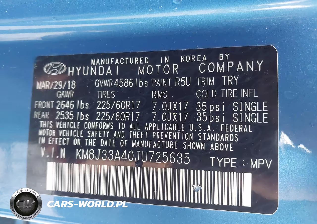 2018 Hyundai Tucson Sel VIN:KM8J33A40JU725635 - 9