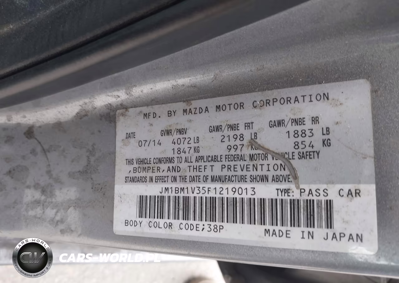 2015 Mazda Mazda3 S Touring VIN:JM1BM1V35F1219013 - 9