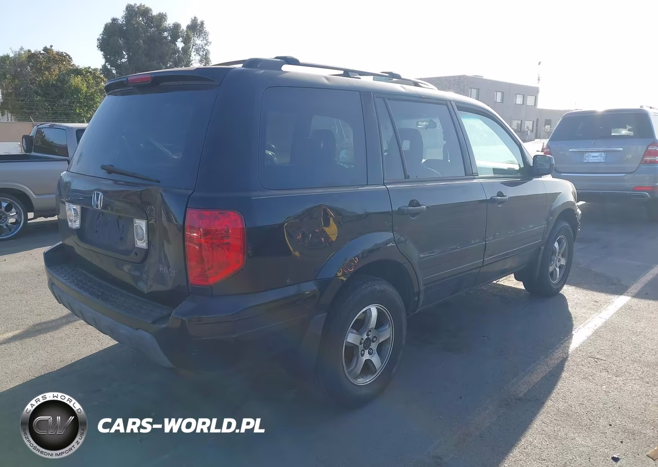 2005 Honda Pilot Ex-L VIN:5FNYF18535B027211 - 4