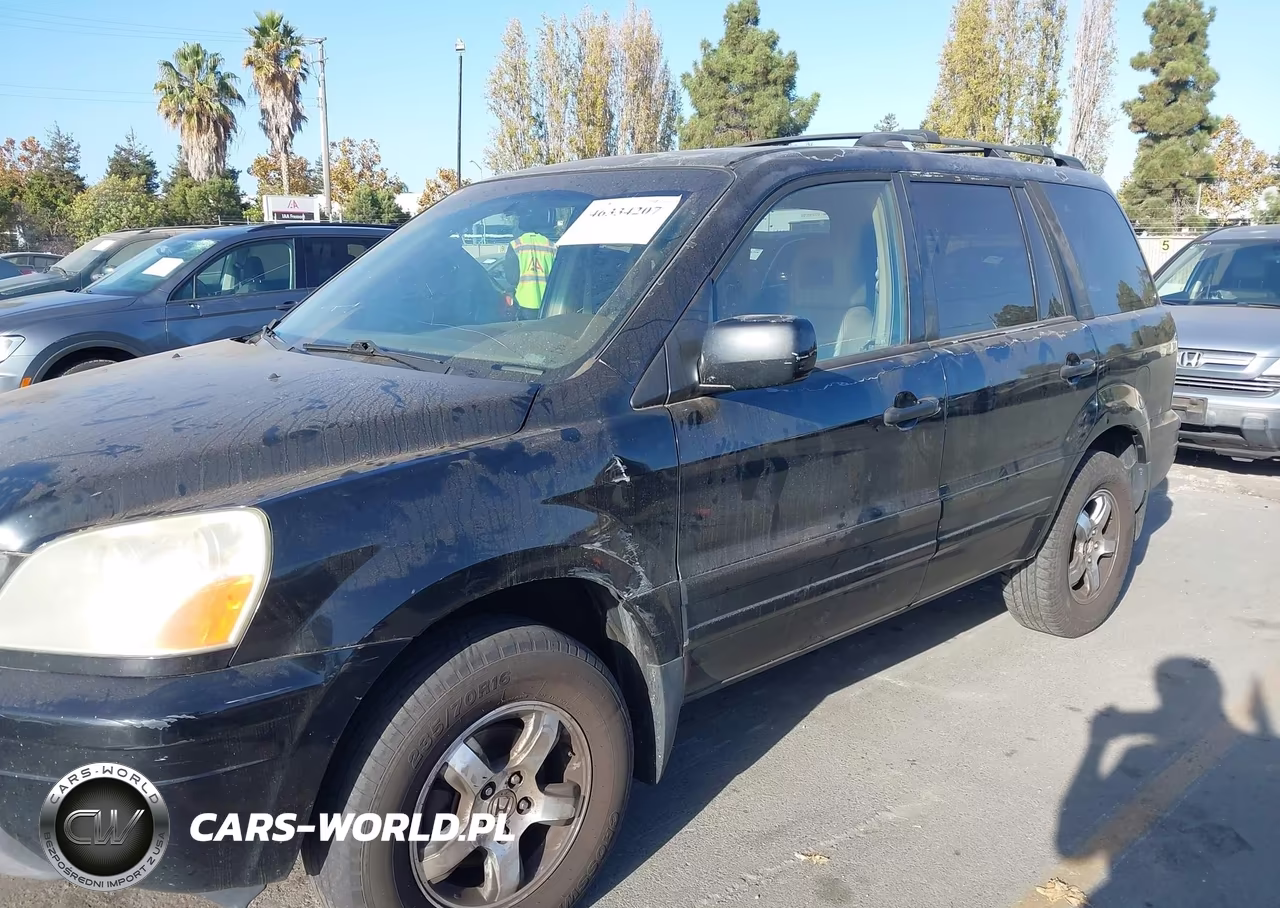 2005 Honda Pilot Ex-L VIN:5FNYF18535B027211 - 6