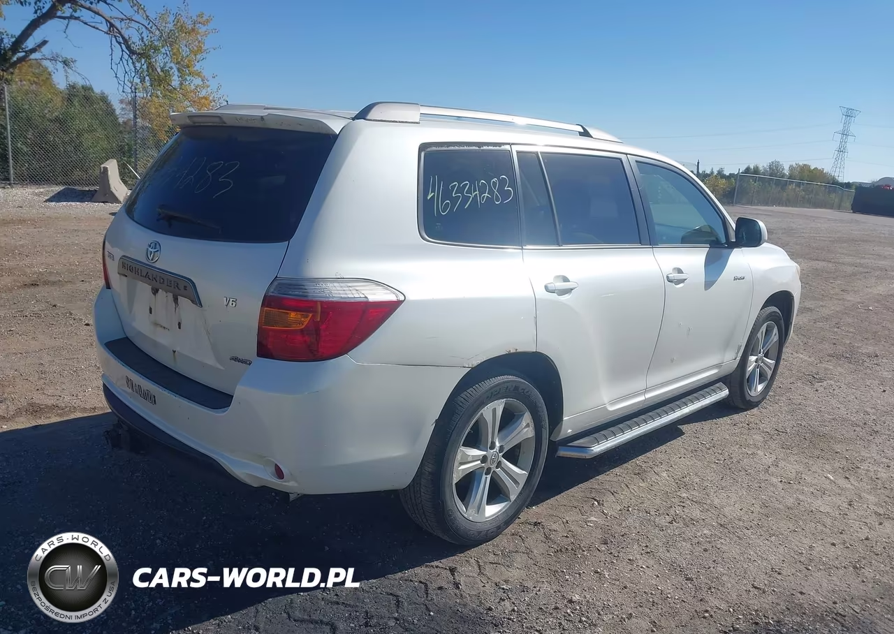 2008 Toyota Highlander Sport VIN:JTEES43AX82032929 - 4