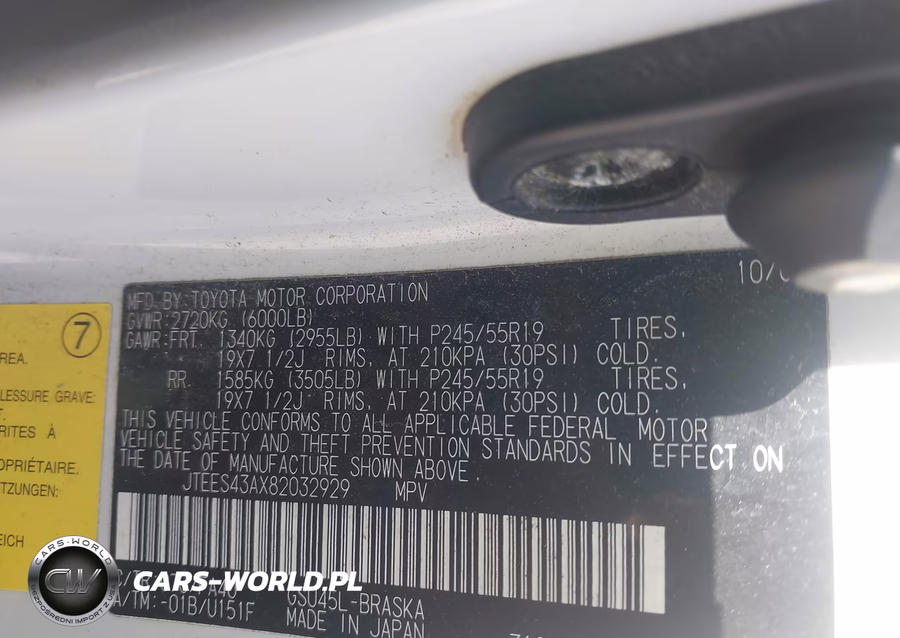 2008 Toyota Highlander Sport VIN:JTEES43AX82032929 - 9