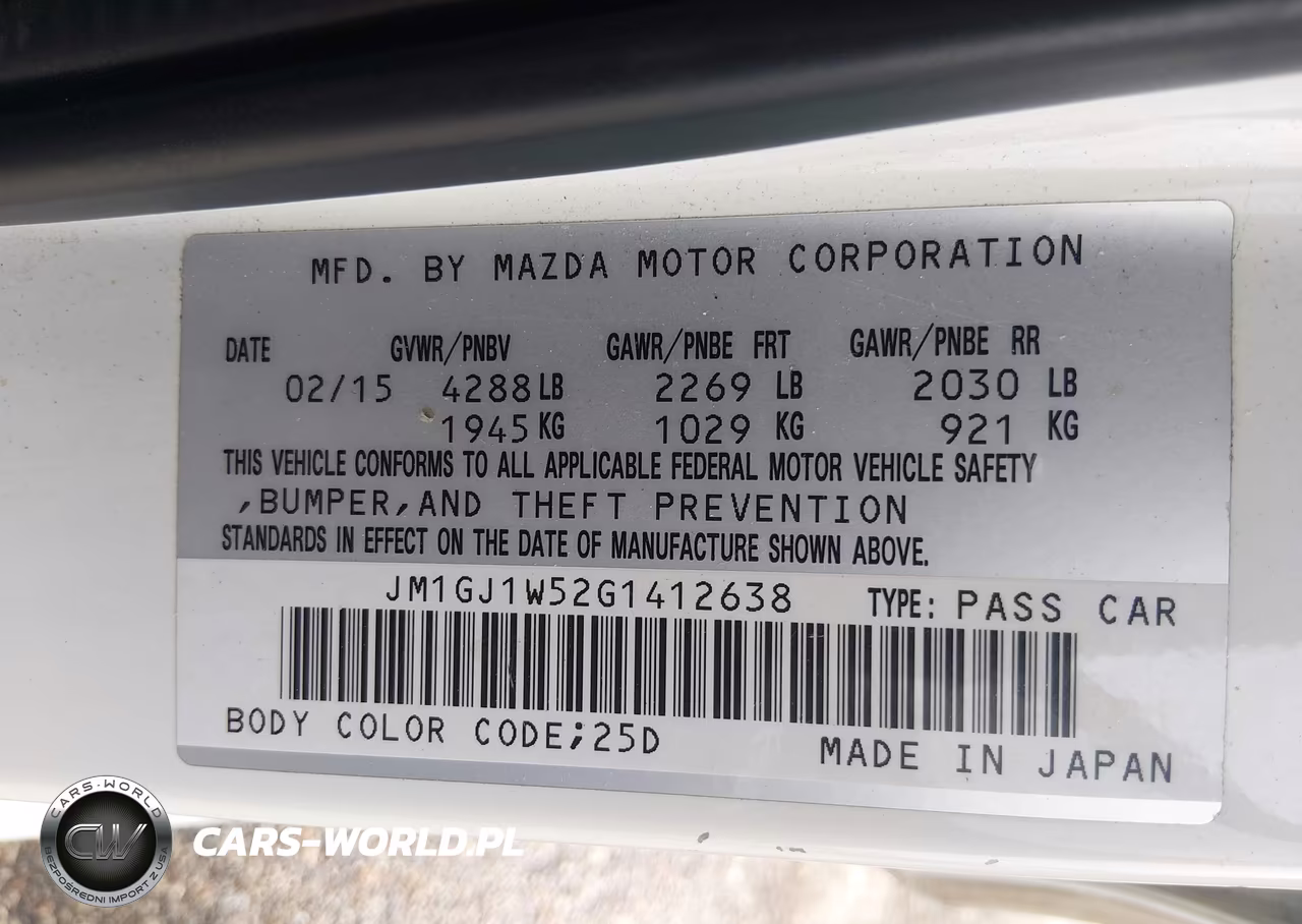 2016 Mazda Mazda6 I Grand Touring VIN:JM1GJ1W52G1412638 - 9
