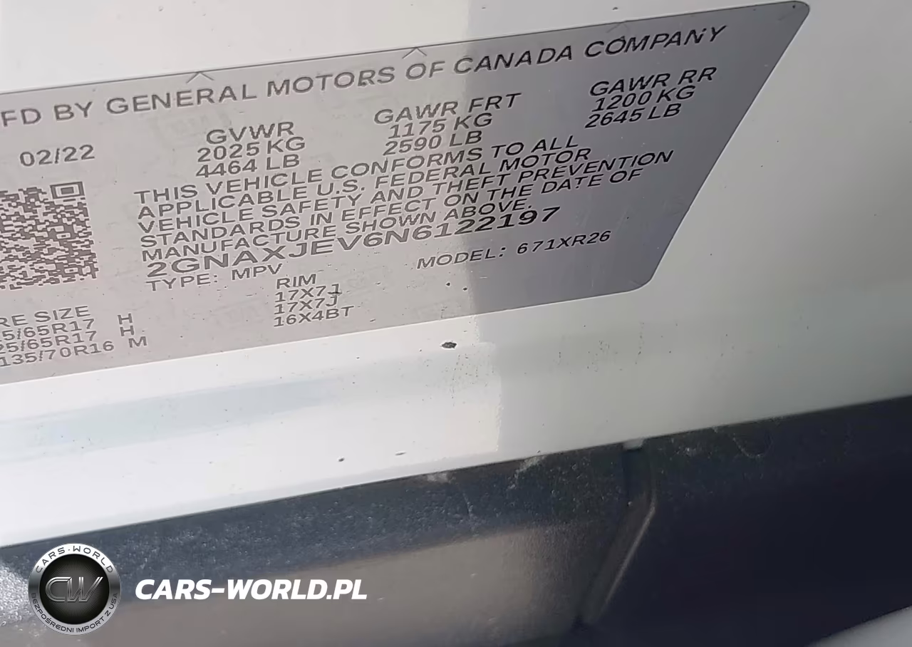 2022 Chevrolet Equinox Fwd 2Fl VIN:2GNAXJEV6N6122197 - 8
