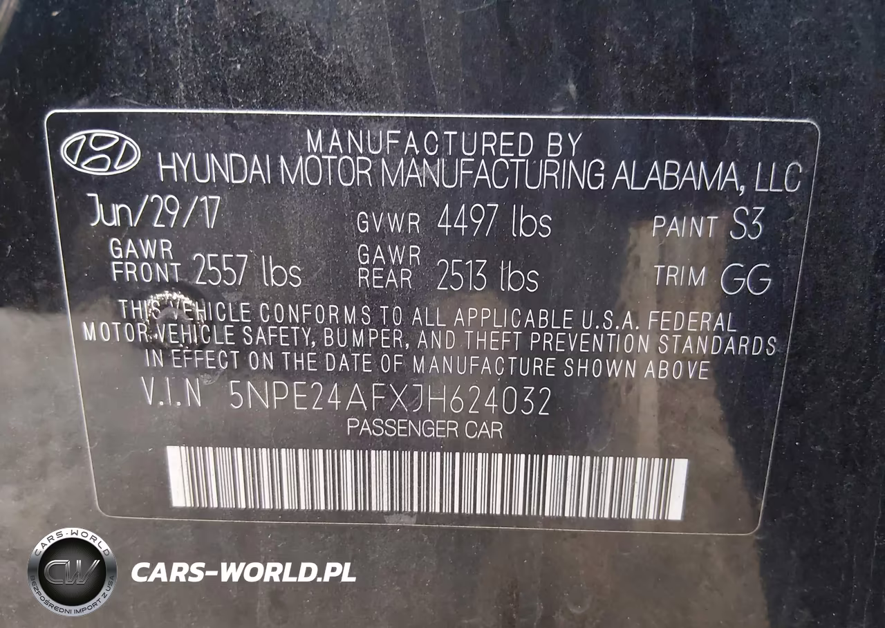 2018 Hyundai Sonata Se VIN:5NPE24AFXJH624032 - 9