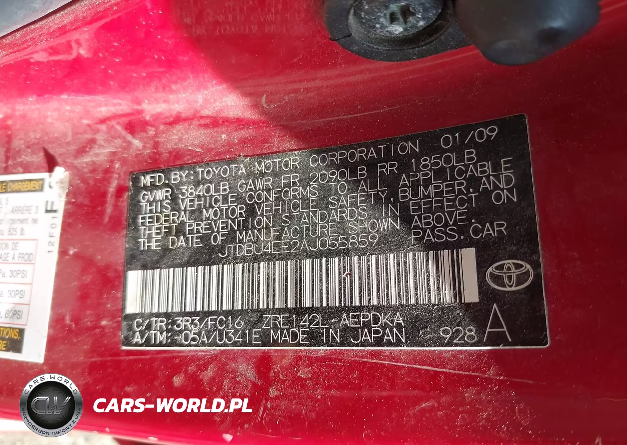 2010 Toyota Corolla Le VIN:JTDBU4EE2AJ055859 - 9