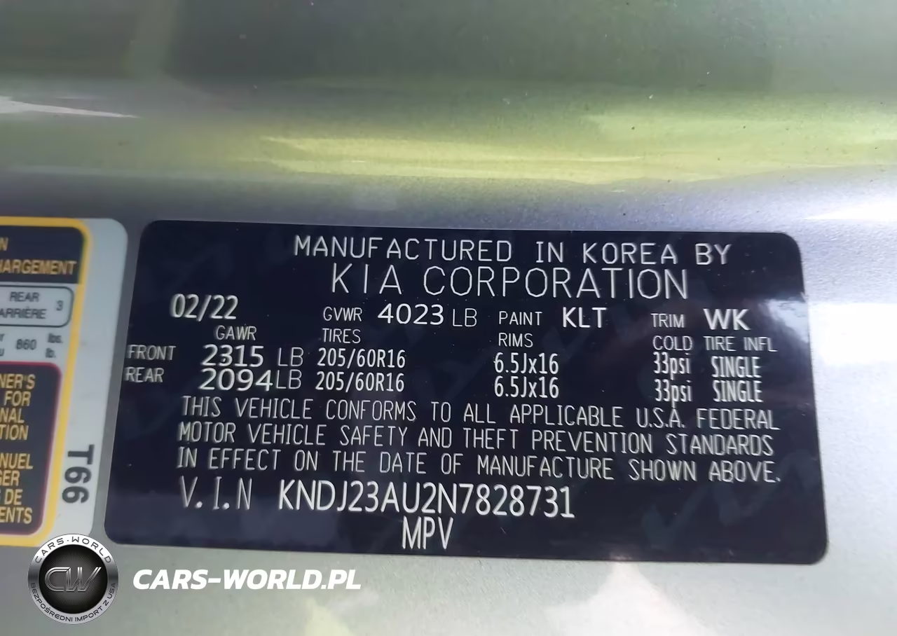 2022 Kia Soul Lx VIN:KNDJ23AU2N7828731 - 9