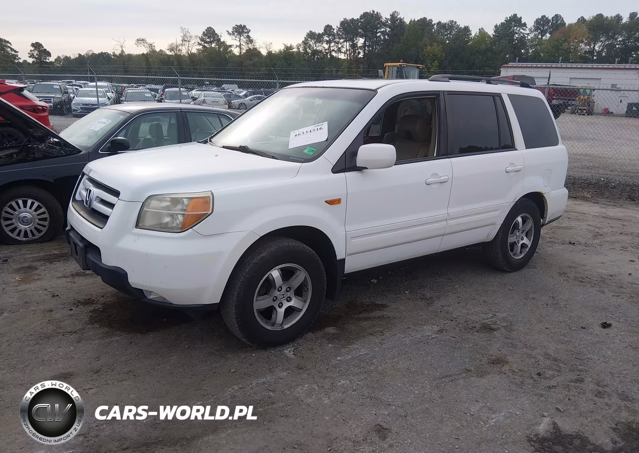 2007 Honda Pilot Ex-L VIN:5FNYF28627B027413 - 2