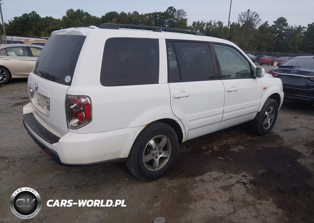 2007 Honda Pilot Ex-L VIN:5FNYF28627B027413 - 4