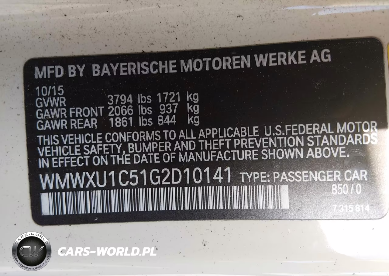 2016 Mini Hardtop Cooper VIN:WMWXU1C51G2D10141 - 9