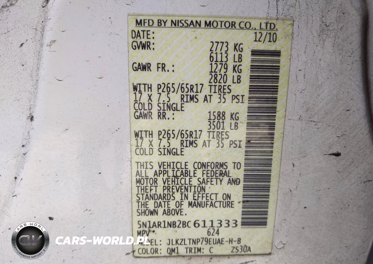 2011 Nissan Pathfinder Silver VIN:5N1AR1NB2BC611333 - 9