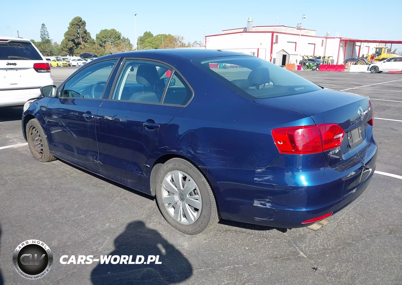 2014 Volkswagen Jetta 2.0L S VIN:3VW2K7AJ2EM245399 - 3