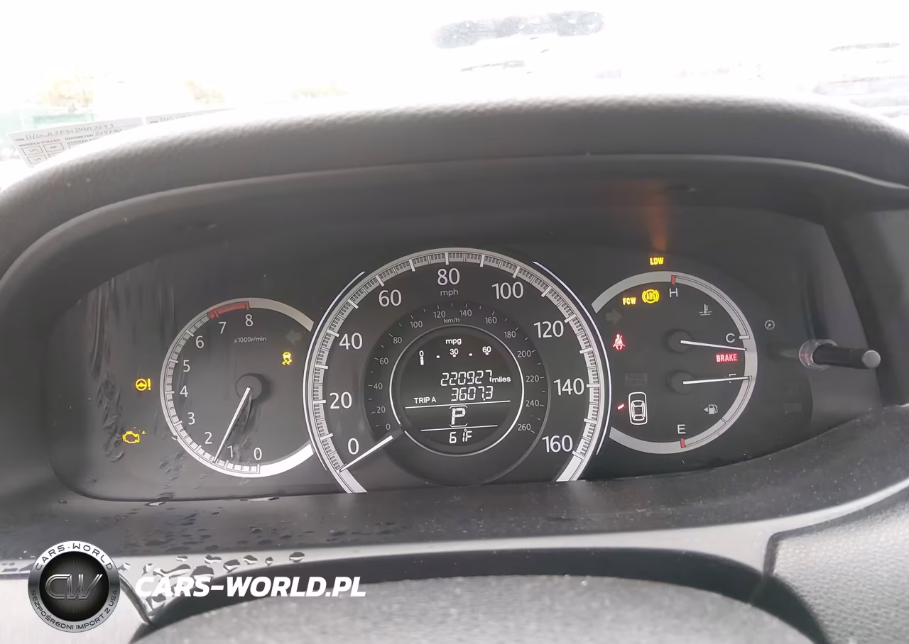 2013 Honda Accord Ex-L VIN:1HGCR2F81DA117695 - 7