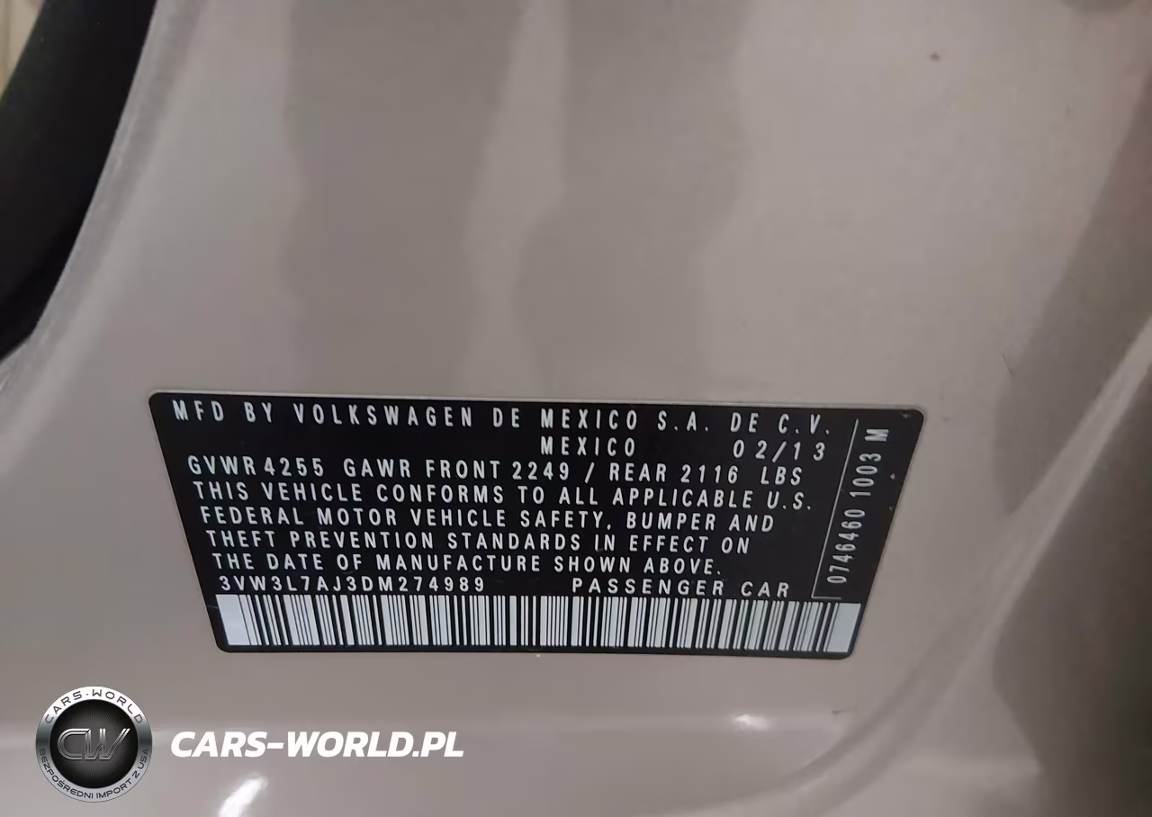 2013 Volkswagen Jetta 2.0L Tdi VIN:3VW3L7AJ3DM274989 - 9