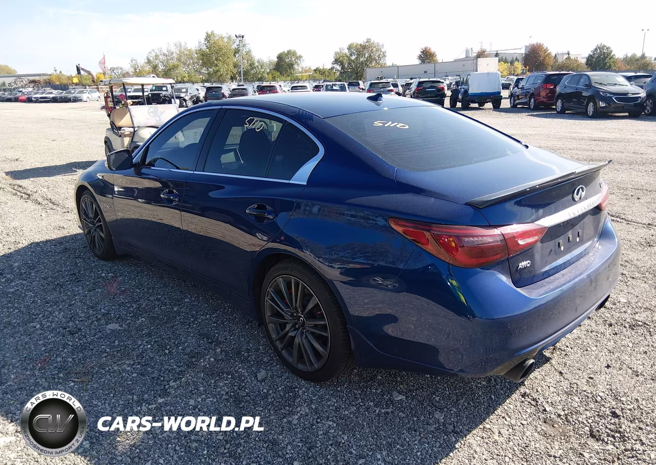 2019 Infiniti Q50 3.0T Red Sport 400 VIN:JN1FV7AR9KM830430 - 3