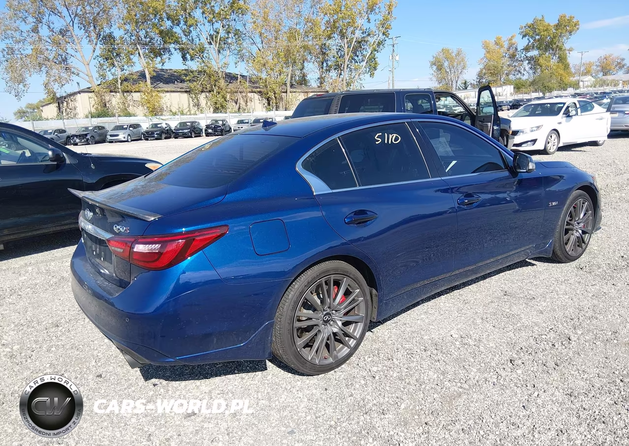 2019 Infiniti Q50 3.0T Red Sport 400 VIN:JN1FV7AR9KM830430 - 4