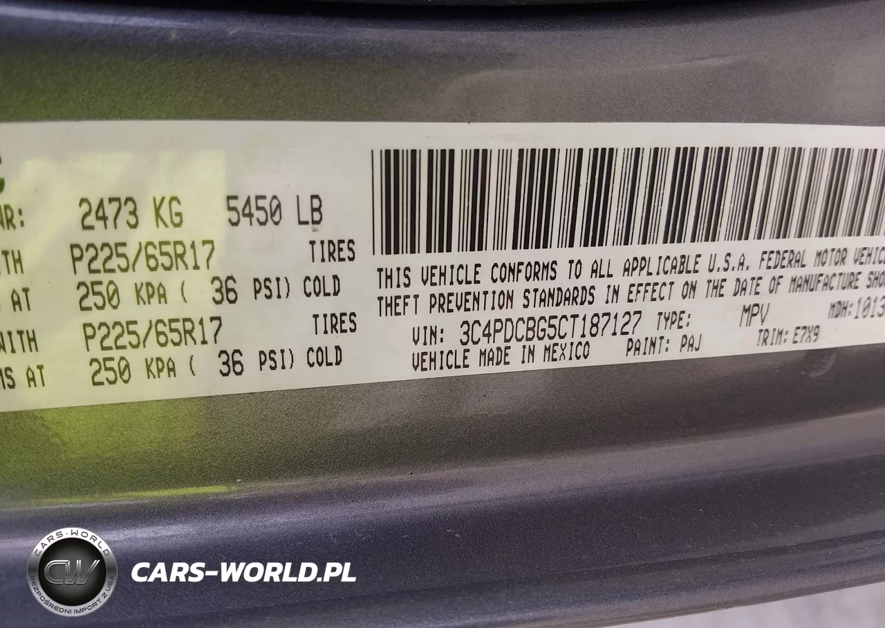2012 Dodge Journey Sxt VIN:3C4PDCBG5CT187127 - 9