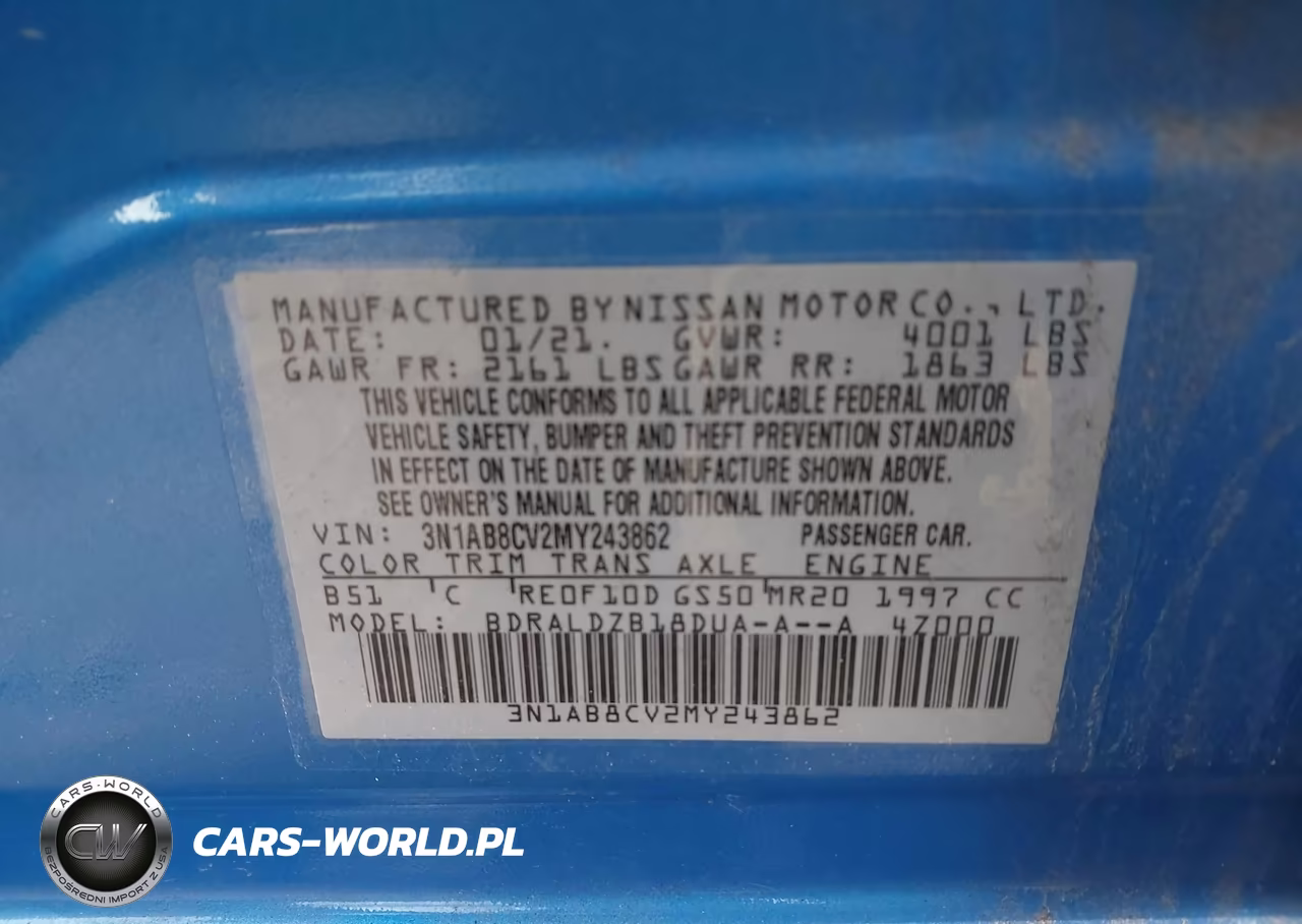 2021 Nissan Sentra Sv Xtronic Cvt VIN:3N1AB8CV2MY243862 - 9
