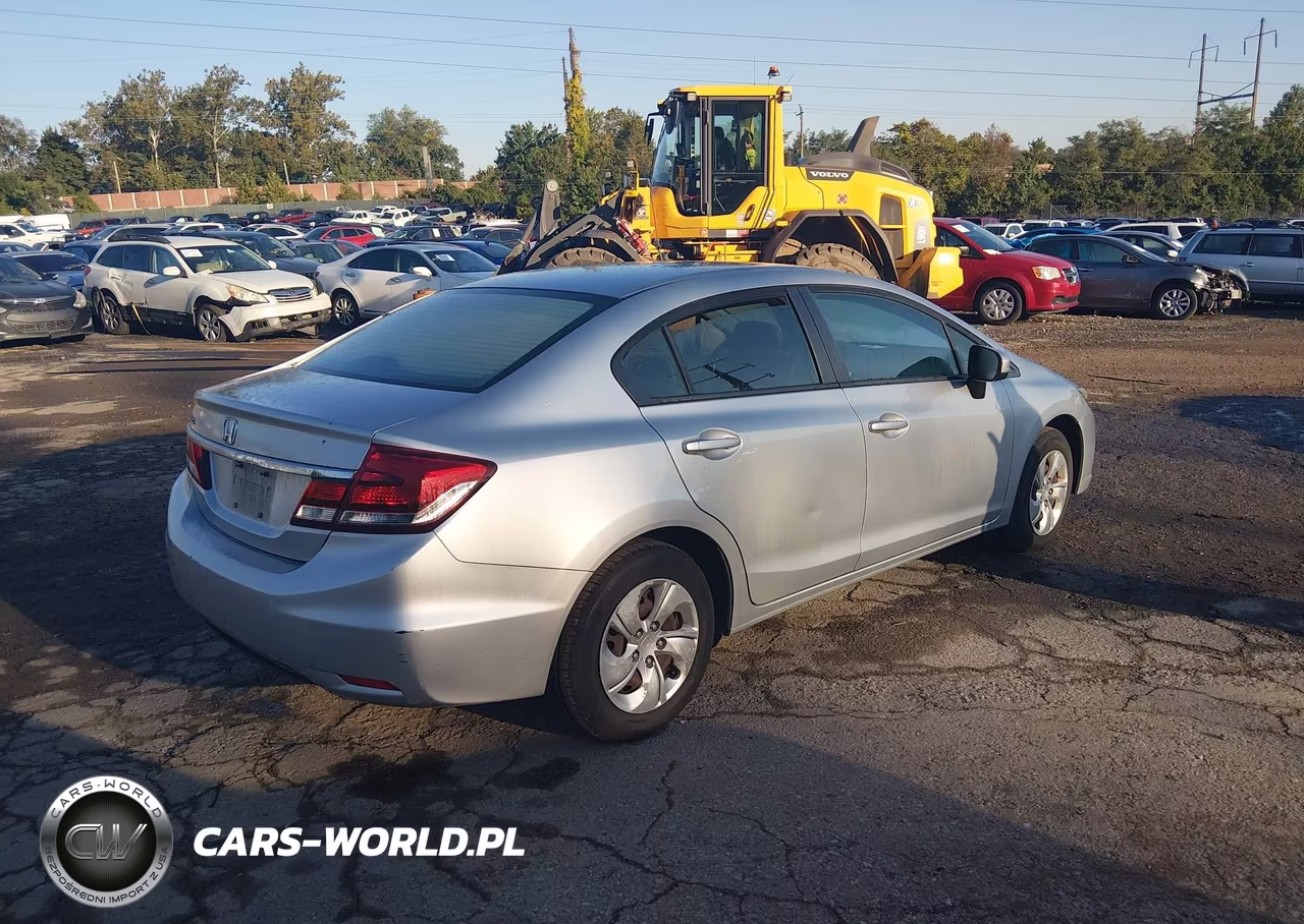 2014 Honda Civic Lx VIN:2HGFB2F53EH503996 - 4