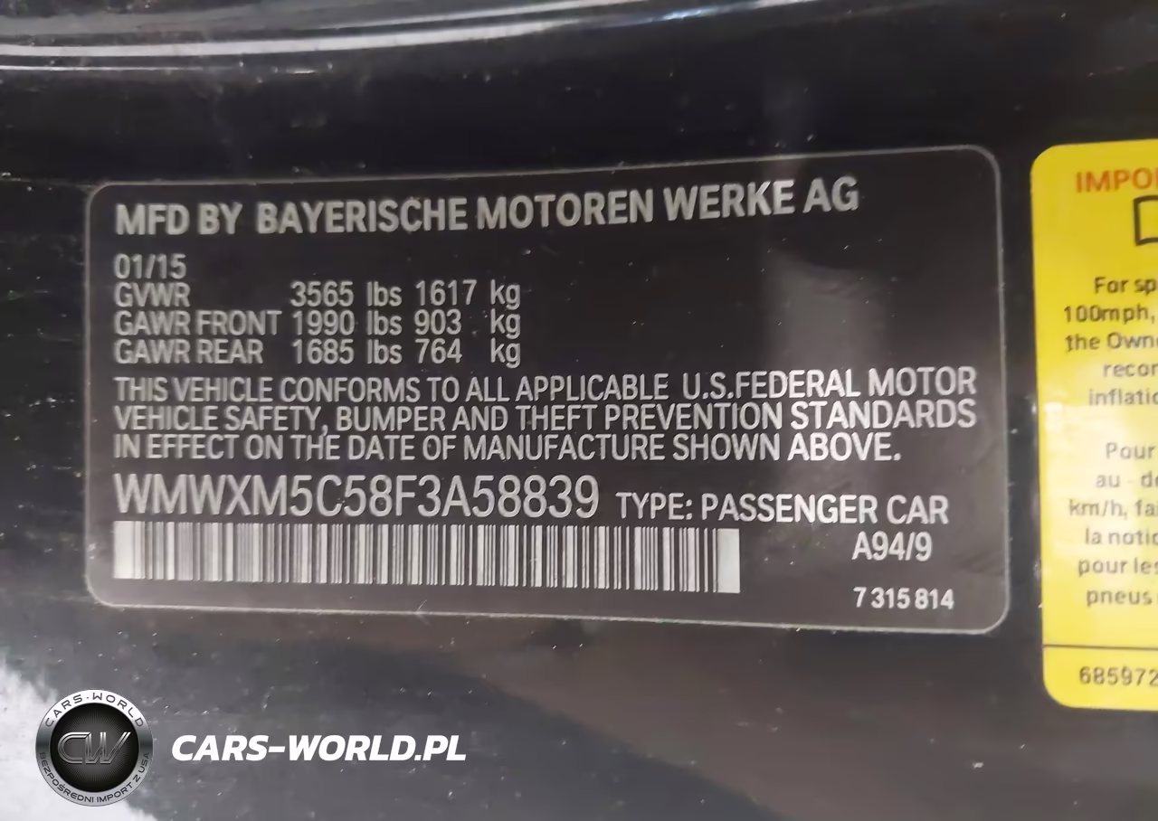 2015 Mini Hardtop Cooper VIN:WMWXM5C58F3A58839 - 9
