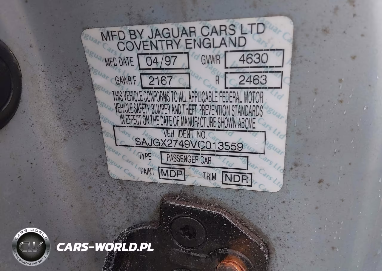 1997 Jaguar Xk8 VIN:SAJGX2749VC013559 - 9
