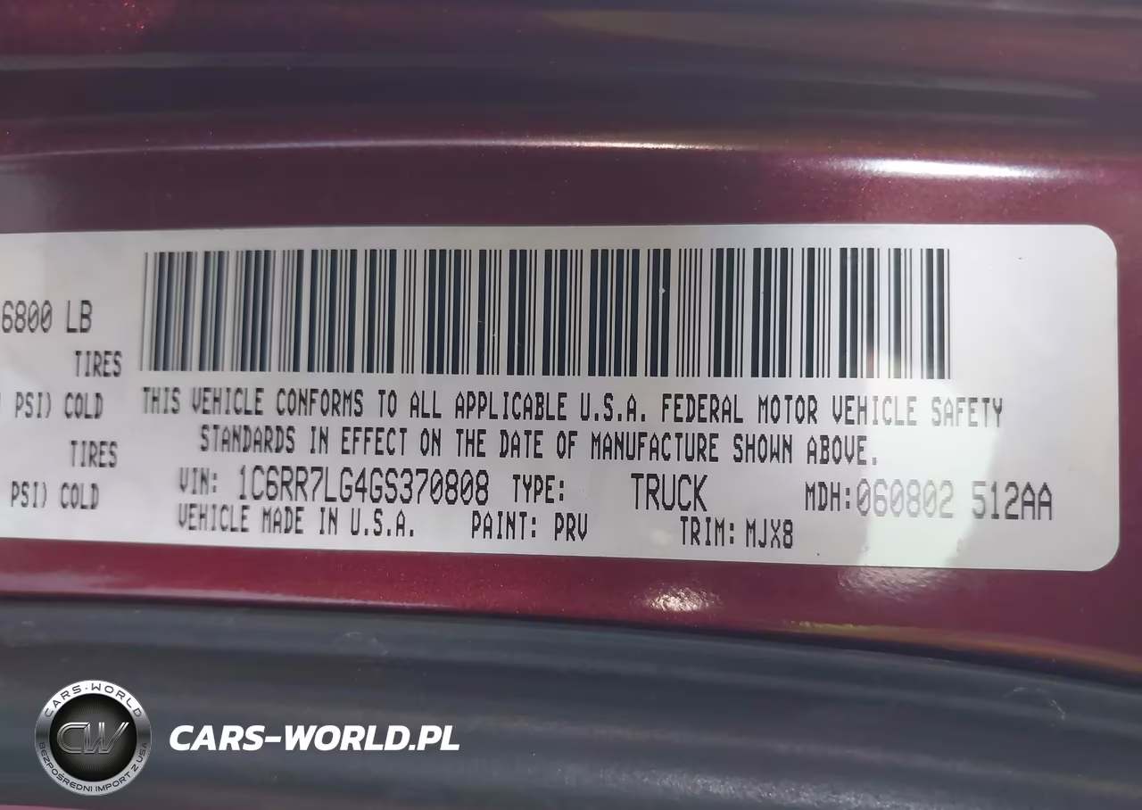 2016 Ram 1500 Big Horn VIN:1C6RR7LG4GS370808 - 9