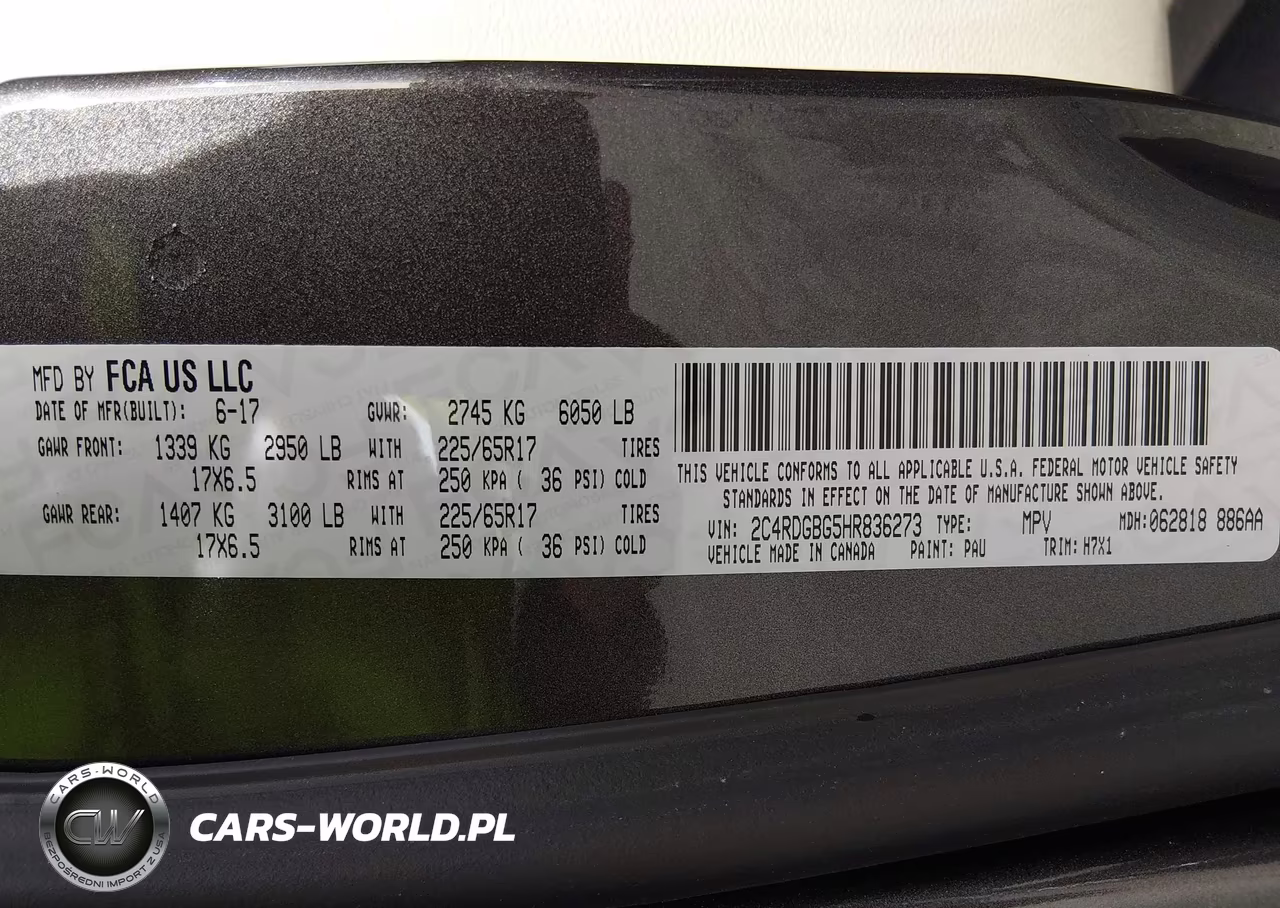 2017 Dodge Grand Caravan Se VIN:2C4RDGBG5HR836273 - 9