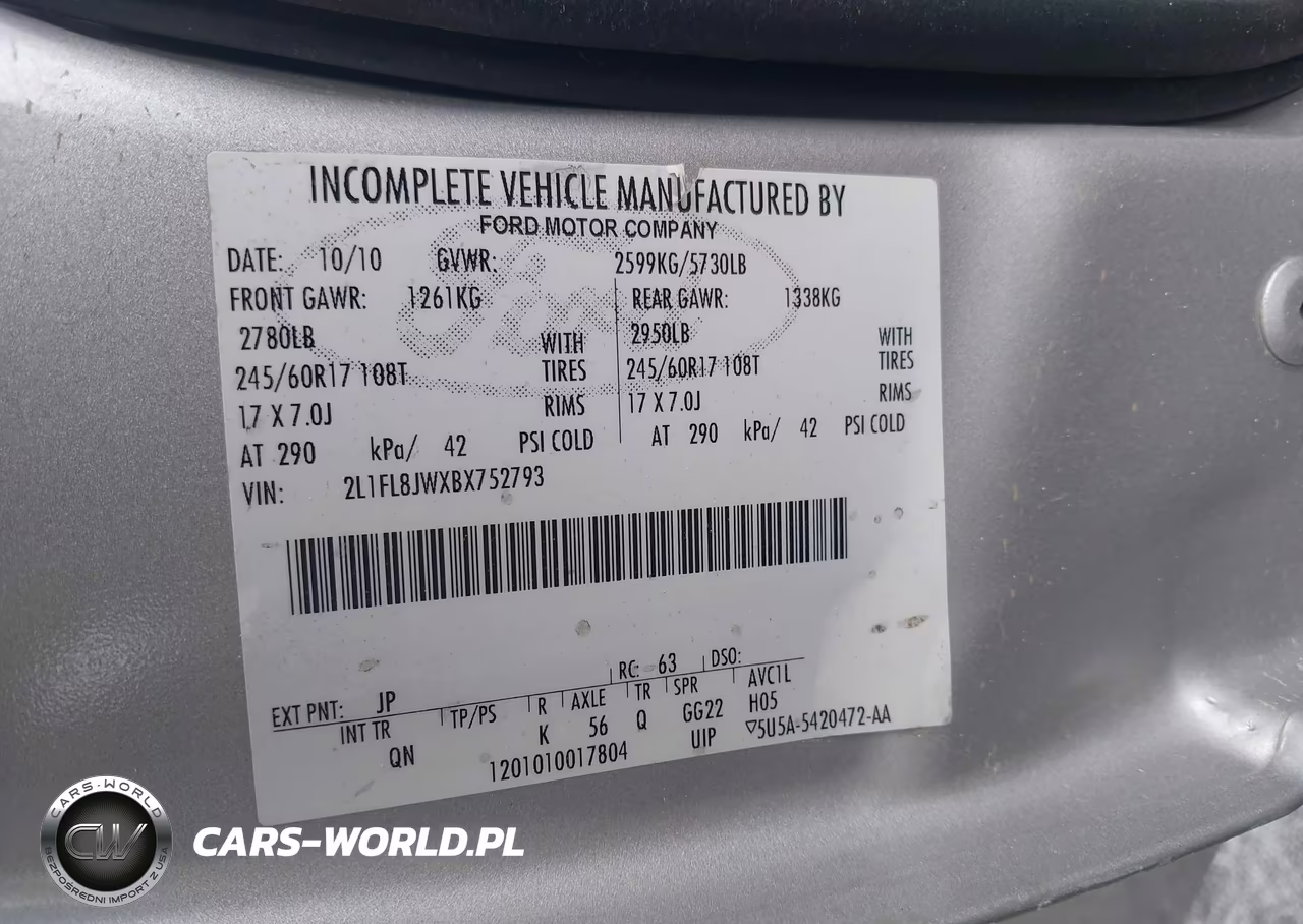 2011 Lincoln Town Car Executive VIN:2L1FL8JWXBX752793 - 9