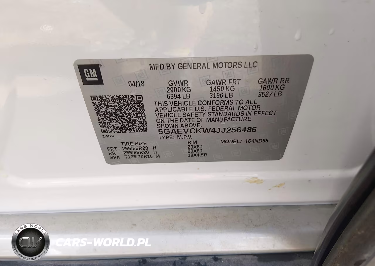 2018 Buick Enclave Avenir VIN:5GAEVCKW4JJ256486 - 9