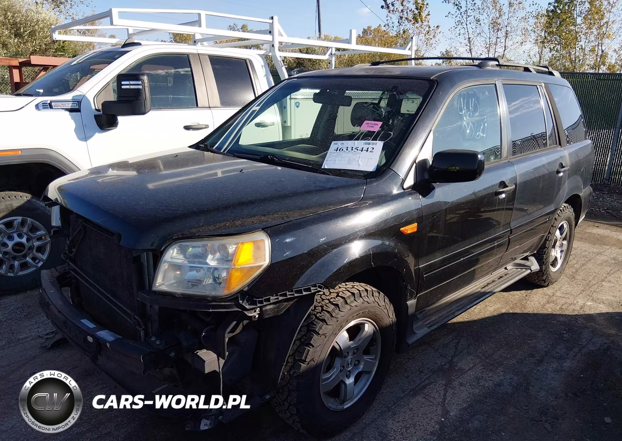 2006 Honda Pilot Ex-L VIN:2HKYF18506H537356 - 2