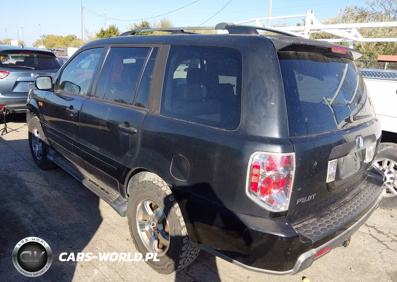 2006 Honda Pilot Ex-L VIN:2HKYF18506H537356 - 3