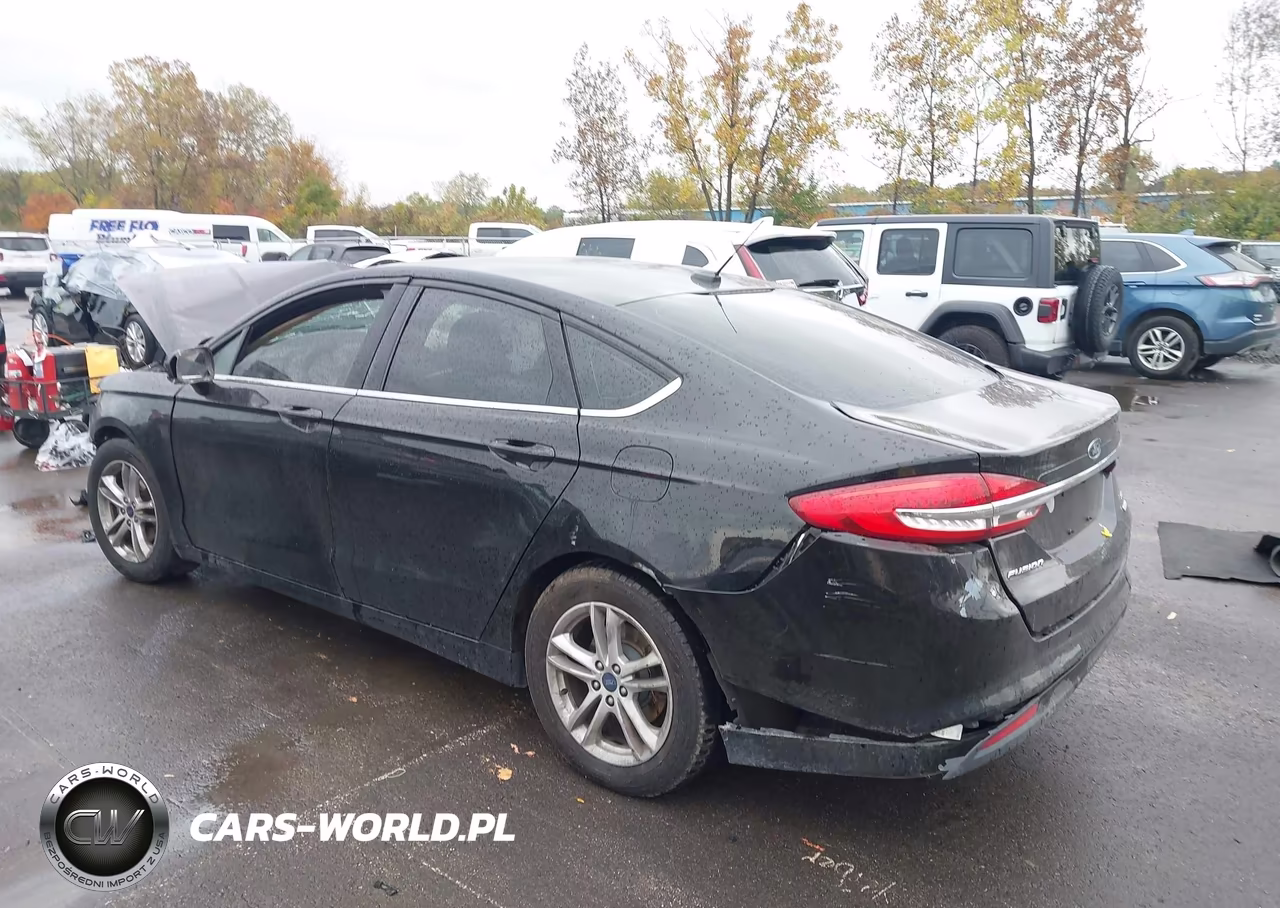 2018 Ford Fusion Se VIN:3FA6P0HD5JR201879 - 3