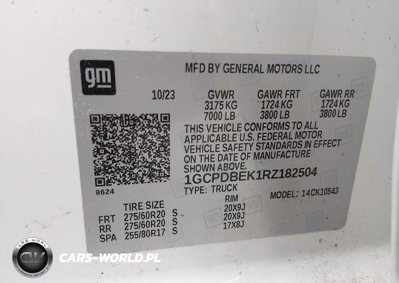2024 Chevrolet Silverado K1500 Custom VIN:1GCPDBEK1RZ182504 - 9