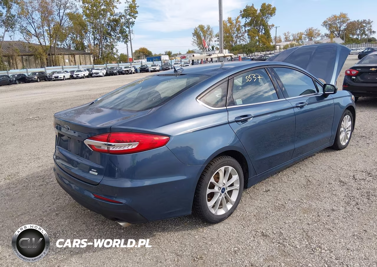 2019 Ford Fusion Se VIN:3FA6P0HD5KR195034 - 4
