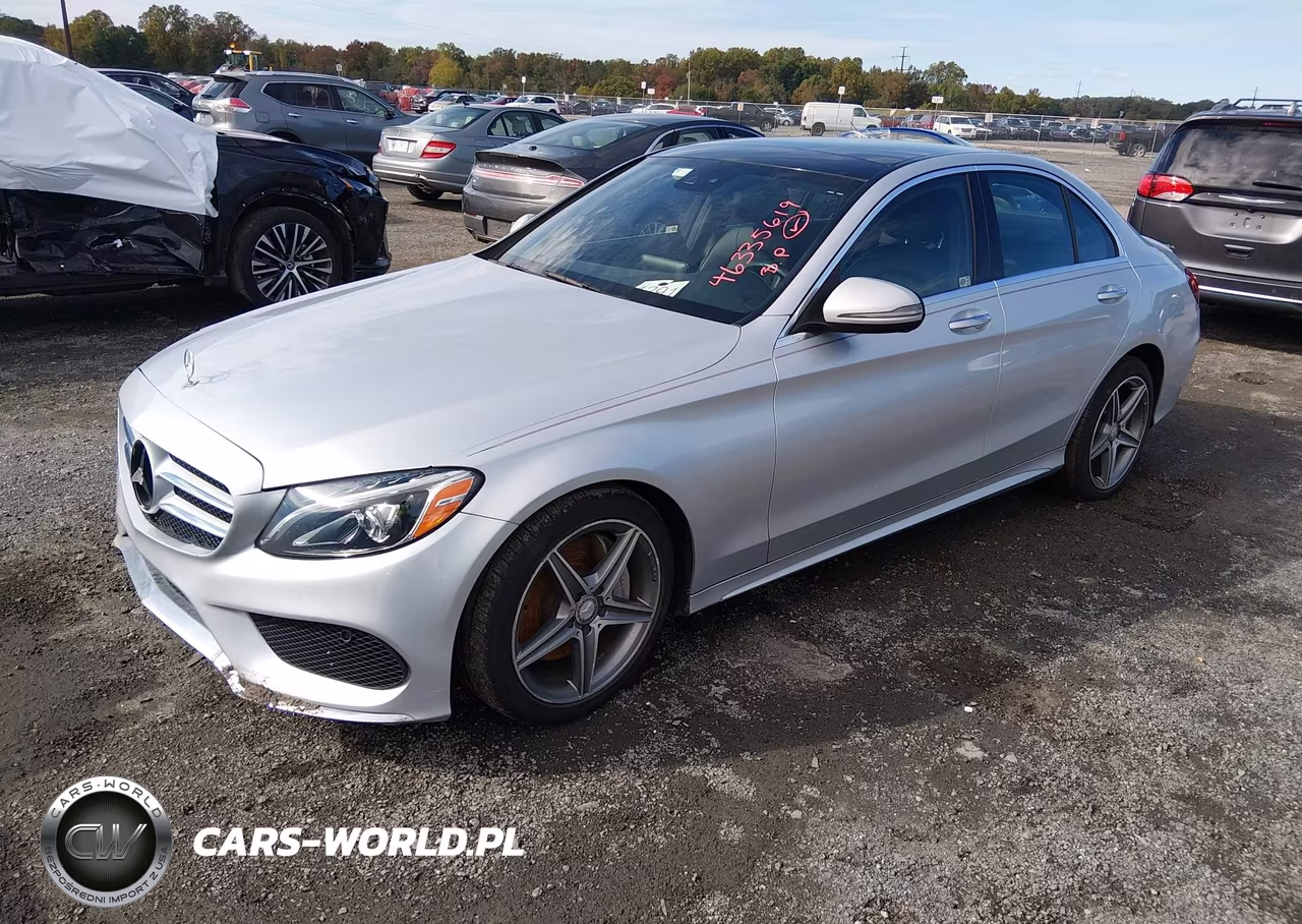 2016 Mercedes-Benz C 300 Sport 4Matic VIN:55SWF4KB9GU117455 - 2