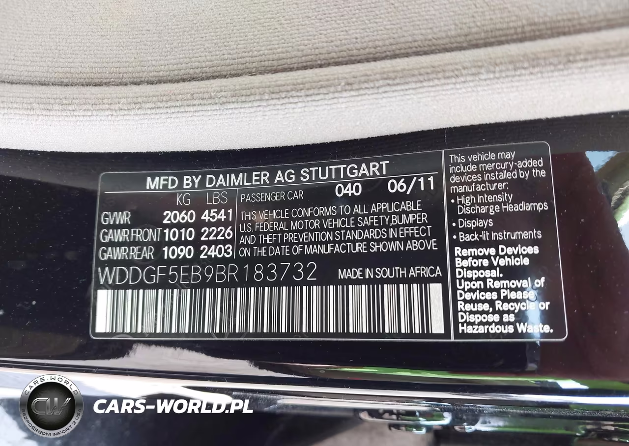 2011 Mercedes-Benz C 300 Luxury-Sport VIN:WDDGF5EB9BR183732 - 9