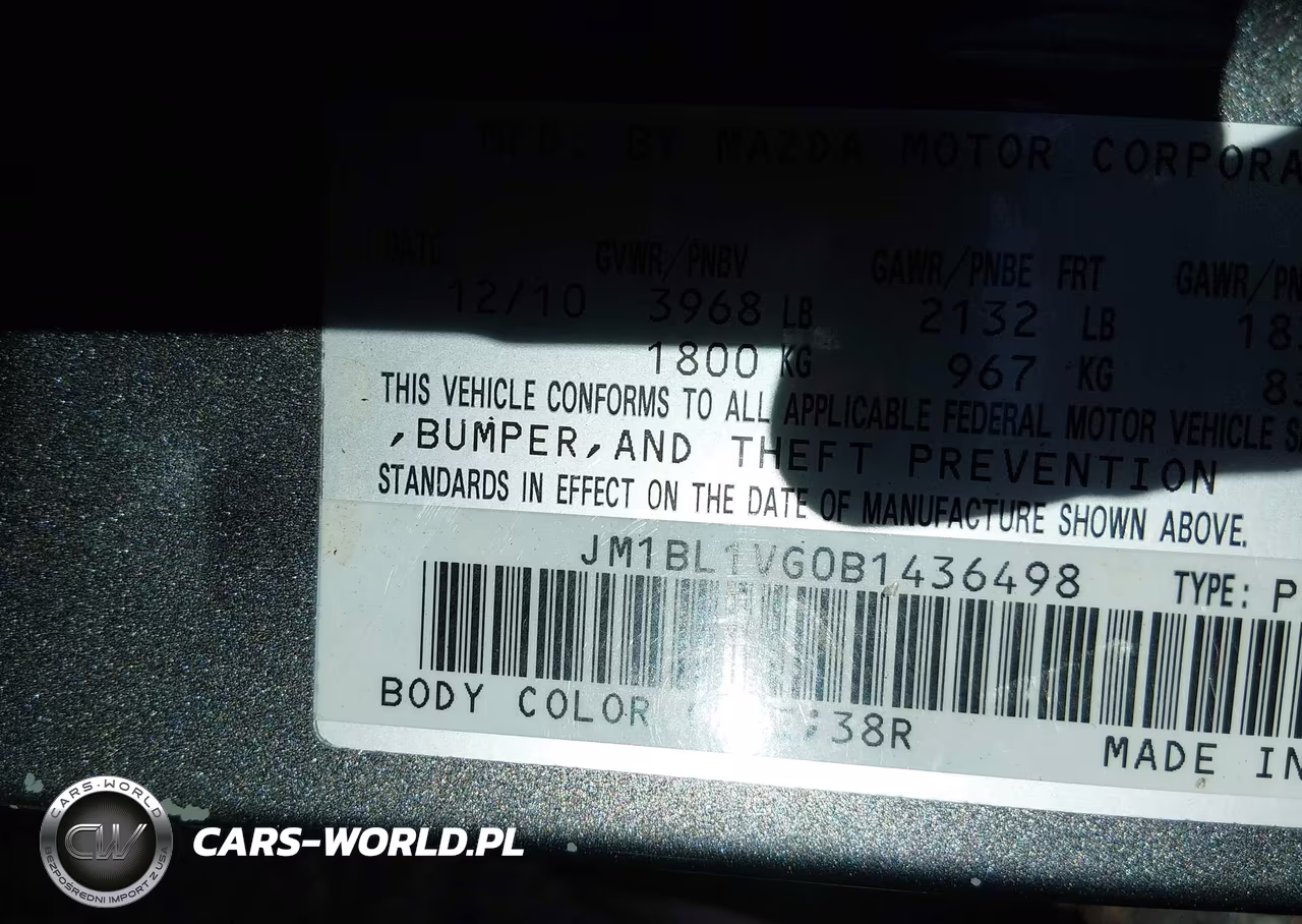 2011 Mazda Mazda3 I Touring VIN:JM1BL1VG0B1436498 - 9