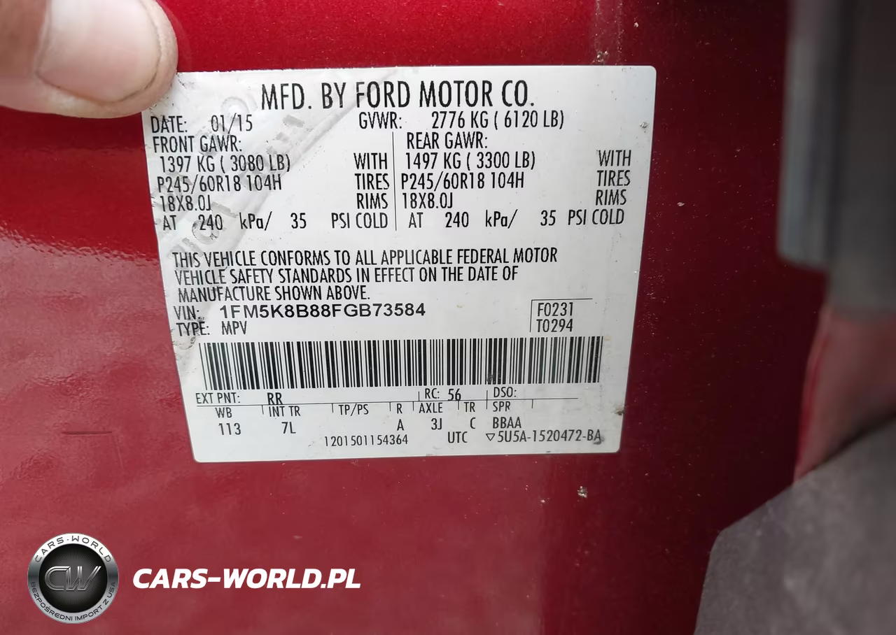 2013 Ford Explorer Limited VIN:1FM5K7F82DGB24172 - 9