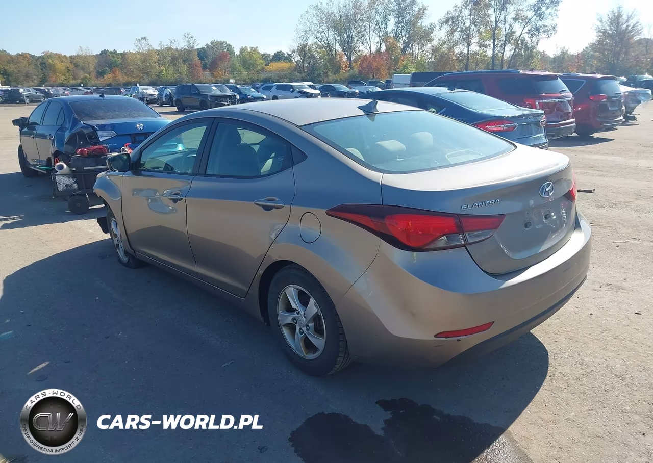 2015 Hyundai Elantra Se VIN:5NPDH4AE6FH569300 - 3