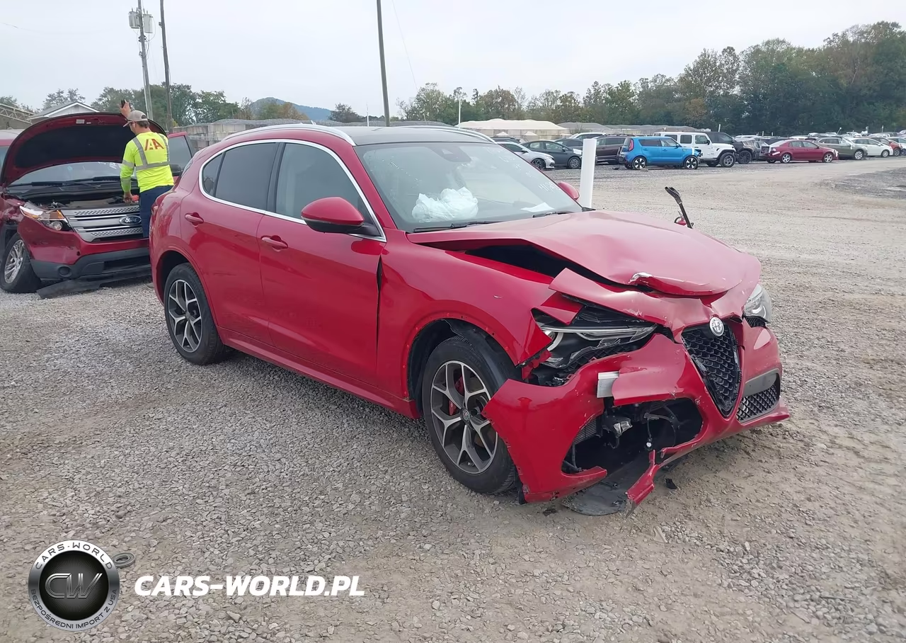 2021 Alfa Romeo Stelvio Ti Awd VIN:ZASPAKBN9M7D19031 - 1