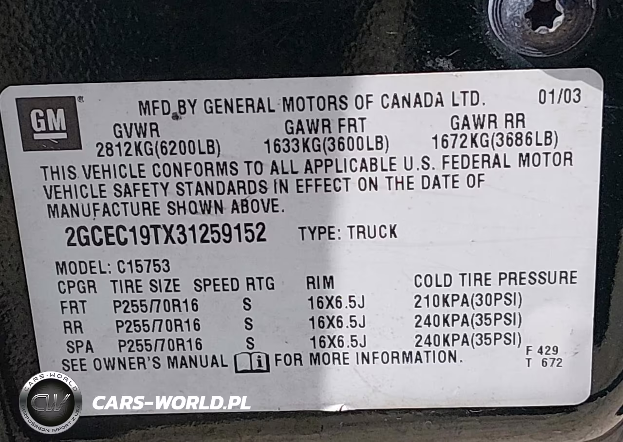 2003 Chevrolet Silverado 1500 Ls VIN:2GCEC19TX31259152 - 9