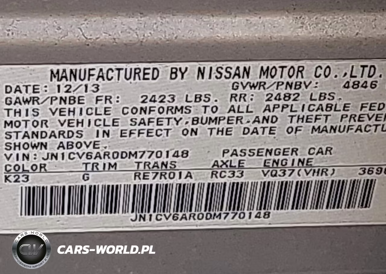 2013 Infiniti G37X VIN:JN1CV6AR0DM770148 - 9