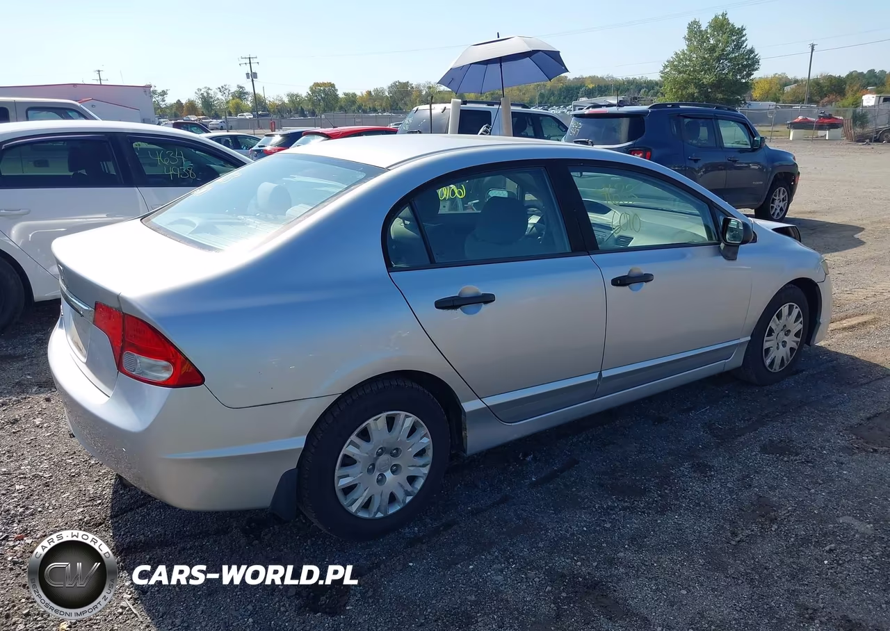 2009 Honda Civic Vp VIN:19XFA16369E021163 - 4
