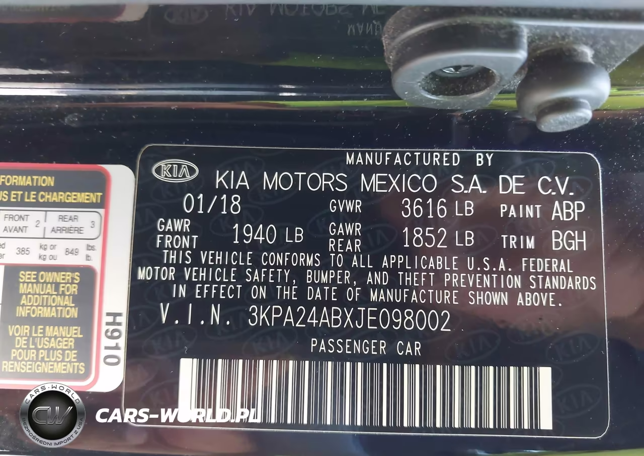 2018 Kia Rio Lx-S VIN:3KPA24ABXJE098002 - 9