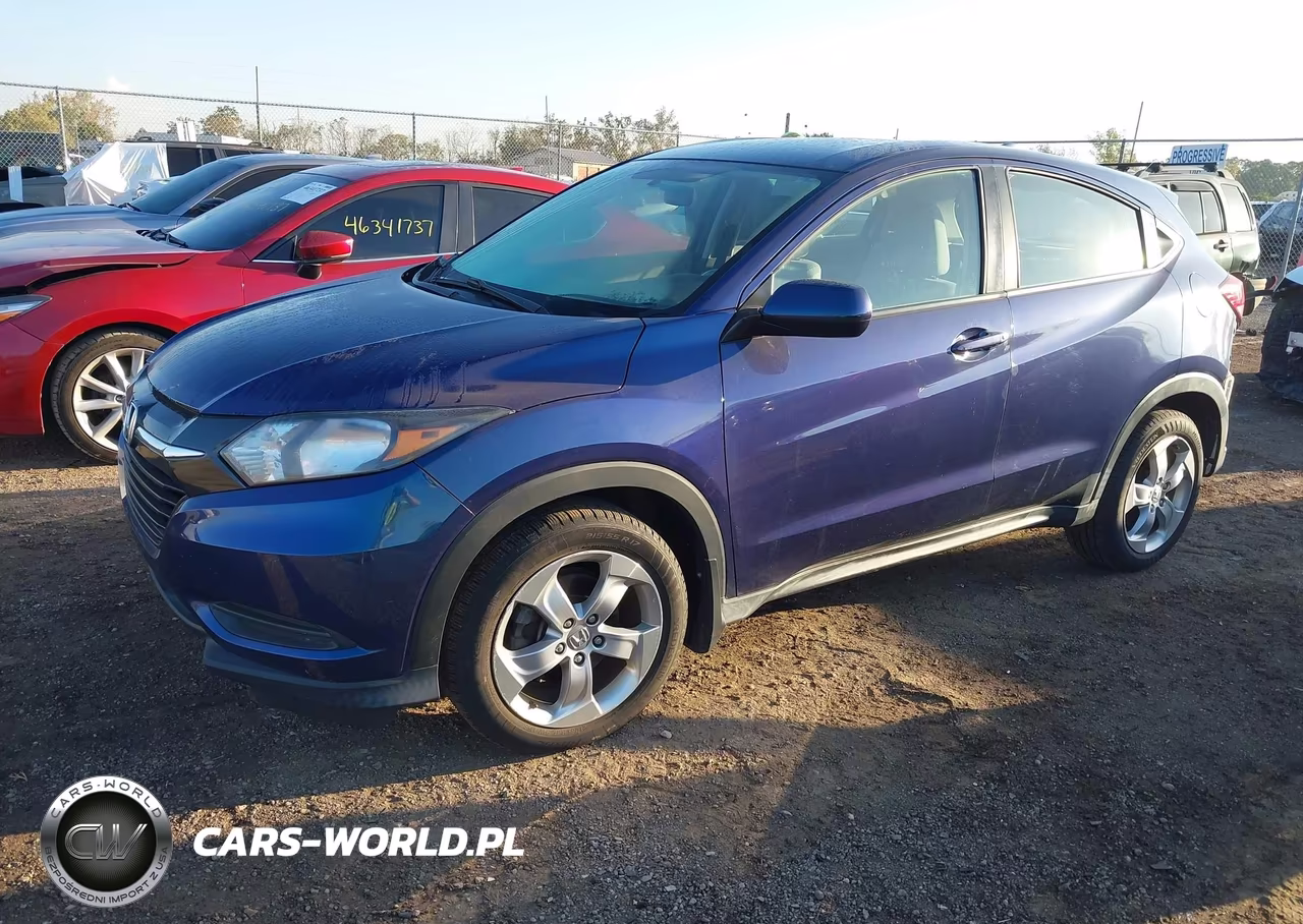 2016 Honda Hr-V Lx VIN:3CZRU6H36GM728663 - 2